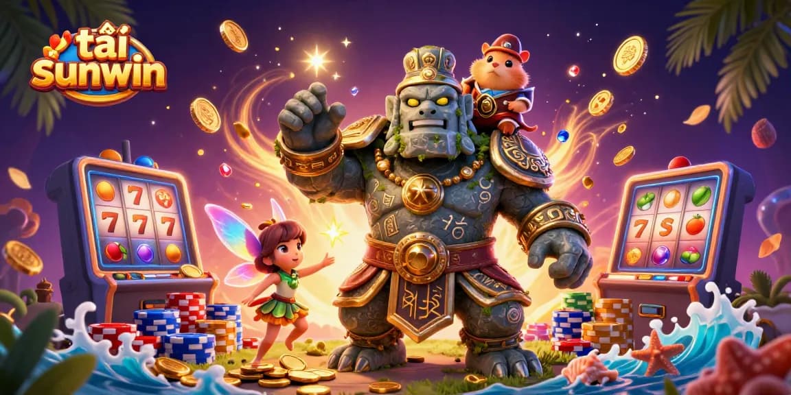 Engage in thrilling gameplay with tải sunwin featuring a vibrant 3D casino scene.