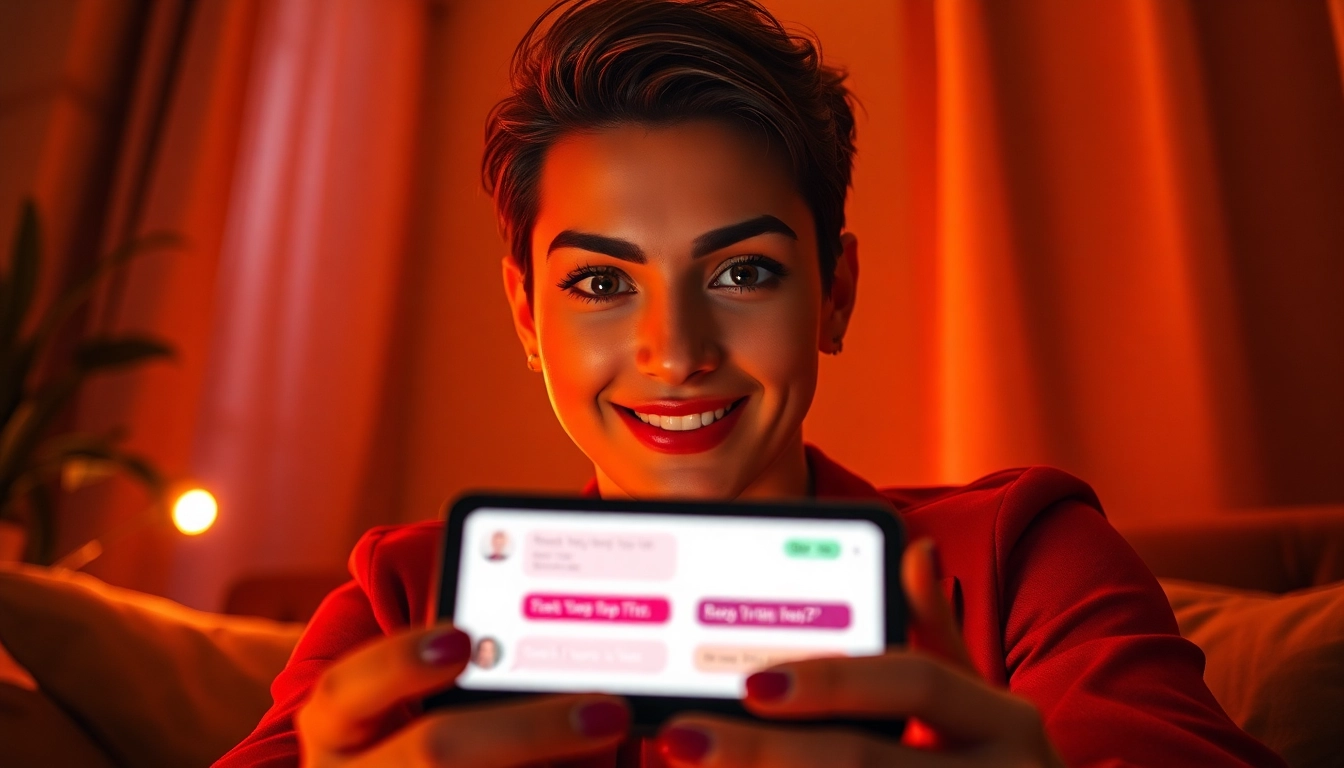 Engaging AI character in a cozy setting for nsfw chat interactions.