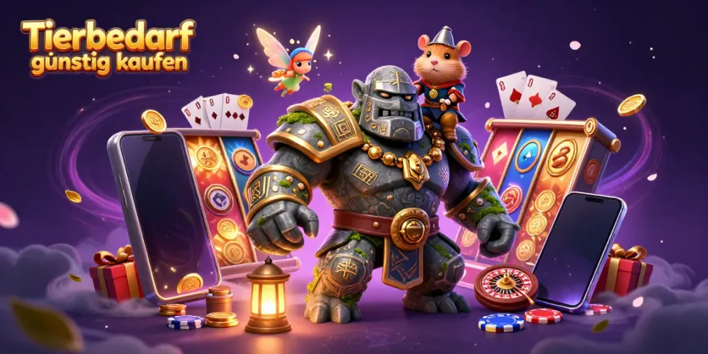 Erleben Sie Tierbedarf günstig kaufen mit packender Casino-Atmosphäre und bunten Spielsymbolen.