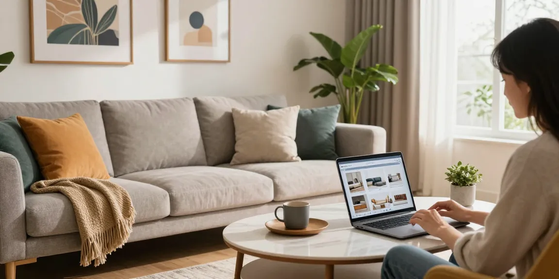 Entdecken Sie stilvolle Möbel in Deutschland mit möbel deutschland online kaufen, die ein gemütliches modernes Wohnzimmer präsentieren.