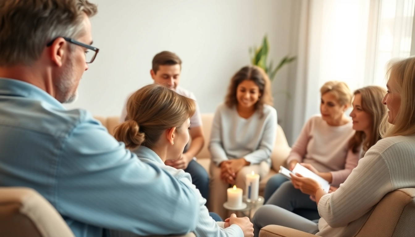 Besucher des Sternenkinder Seminar während einer emotionalen Gruppendiskussion in harmonischer Umgebung.