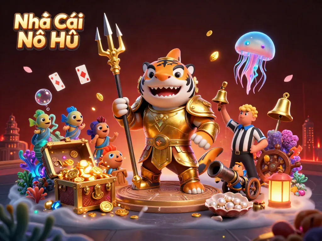 Experience thrilling gameplay with Nhà Cái Nổ Hũ, featuring exciting slot game dynamics and vibrant 3D illustrations.
